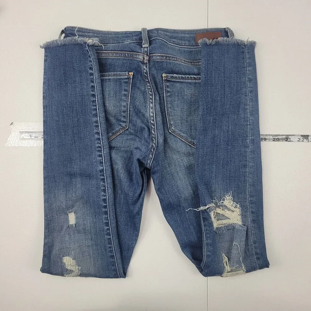 Abercrombie‎ & Fitch harper low rise super skinny jeans 25/0 blue womens 3653